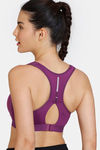 Zelocity High Impact Quick Dry Sports Bra - Purple Passion — thumbnail 3