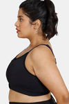 Zelocity True Curv Sports Bra With Removable Padding - Anthracite — thumbnail 3