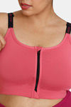 Zelocity True Curv Sports Bra With Removable Padding - Baroque Rose — thumbnail 5