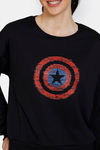 Zelocity Marvel Relaxed Top - Anthracite — thumbnail 5
