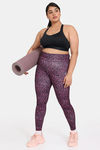 Zelocity True Curv Quick Dry Gym Leggings - Fig — thumbnail 4