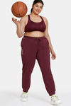 Zelocity True Curv Mid Rise Relaxed Joggers - Fig — thumbnail 4
