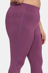Zelocity True Curv Quick Dry 3/4Th Gym Leggings - Amaranth — thumbnail 5