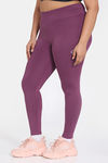 Zelocity True Curv Quick Dry Gym Leggings - Amaranth — thumbnail 2