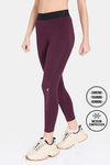 Zelocity Quick Dry Gym Leggings - Fig — thumbnail 1