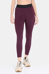 Zelocity Quick Dry Gym Leggings - Fig — thumbnail 2