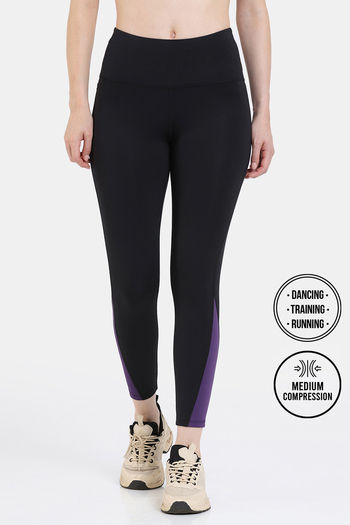 Zelocity Quick Dry Gym Leggings - Jet Black