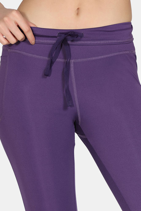 Zelocity Quick Dry Gym Leggings - Loganberry — image 5