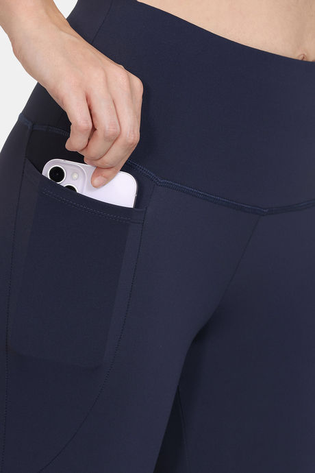 Zelocity Quick Dry Training Leggings - Blueberry — image 7