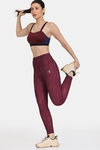 Zelocity Quick Dry Gym Leggings - Rhododendron — thumbnail 5