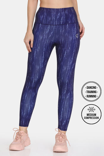 Zelocity Quick Dry Gym Leggings - Twilight Blue