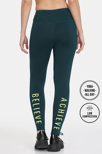 Zelocity All Day Yoga Leggings - Deep Teal