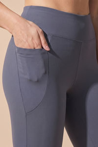 Zelocity Quick Dry 3/4Th Training Leggings- Blueberry — thumbnail 7