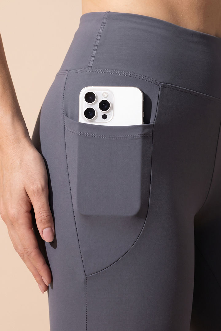 Zelocity Quick Dry 3/4Th Training Leggings- Blueberry — image 8