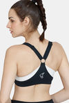 Zelocity High Impact Quick Dry Sports Bra - Anthracite — thumbnail 3