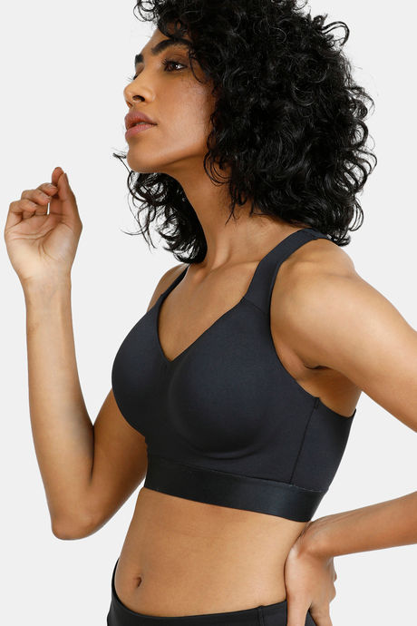 

Zelocity High Impact Sports Bra Black, Blacks