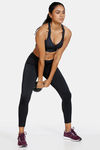 Zelocity High Impact Padded Wide Waist Band Sports Bra - Black — thumbnail 4
