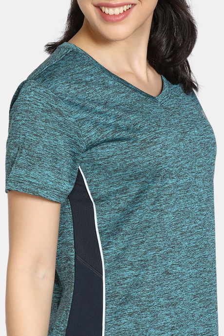 Zelocity Easy Movement Neu Dri T-Shirt- Green Melange — image 4