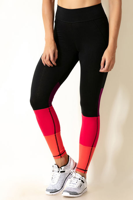 Zelocity Mid Rise High Stretch Legging-Black — image 2