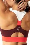 Zelocity Non Padded Sports Bra - Maroon — thumbnail 5