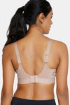 Zelocity High Impact Padded Wide Waist Band Sports Bra - Skin — thumbnail 2