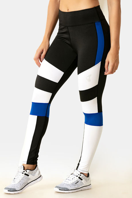 

Zelocity Easy Movement Legging Black N Blue, Blues