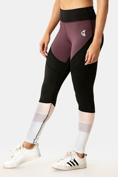 

Zelocity Easy Movement Legging Black N Mauve, Purples