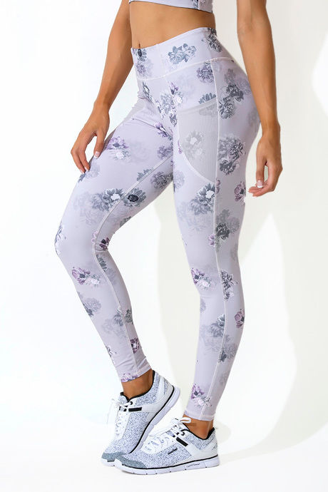 Zelocity High Rise Legging- Mauve Print — image 2