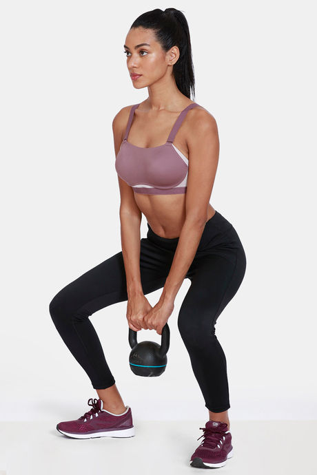 Zelocity High Impact Quick Dry Padded Sports Bra - Flint2 — image 5