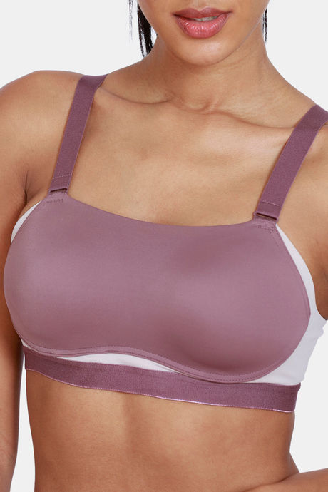 Zelocity High Impact Quick Dry Padded Sports Bra - Flint2 — image 6