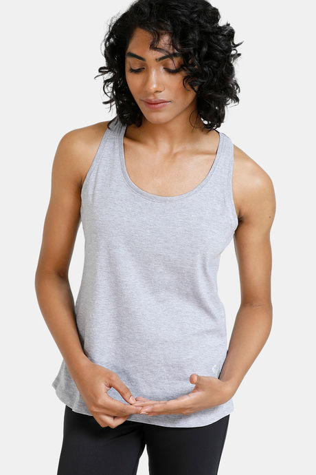 Zelocity Easy Movement Tank Top - Grey — image 3