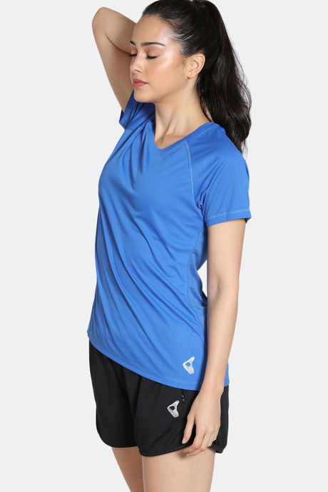 Zelocity Easy Movement Neu Dri T-Shirt -Neon Blue — image 2