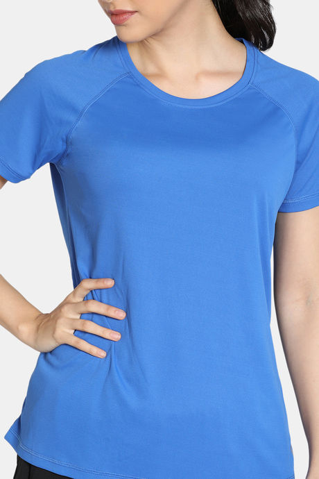 Zelocity Easy Movement Neu Dri T-Shirt -Neon Blue — image 4