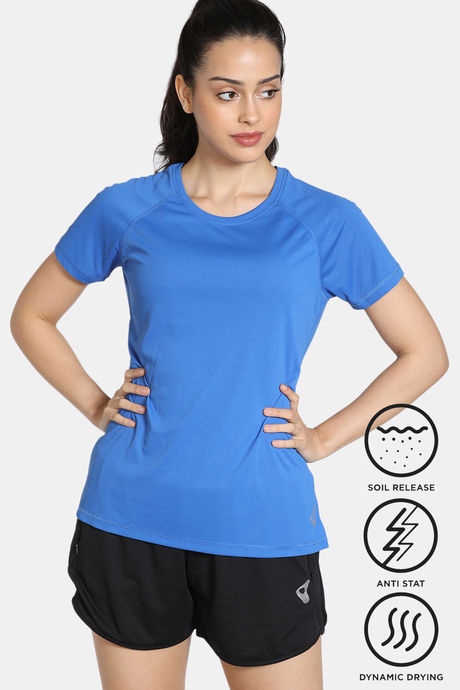 Zelocity Easy Movement Neu Dri T-Shirt -Neon Blue — image 5