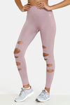 Zelocity High Rise Quick Dry Leggings - Elderberry — thumbnail 2