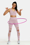 Zelocity High Rise Quick Dry Leggings - Elderberry — thumbnail 4