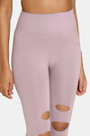 Zelocity High Rise Quick Dry Leggings - Elderberry — thumbnail 5