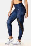 Zelocity Quick Dry Gym Leggings - Maritime — thumbnail 2