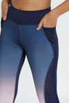 Zelocity Nouveau Shine Legging - Navy — thumbnail 5