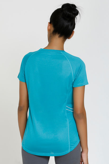 Zelocity Easy Movement Neu Dri T-Shirt - Aqua Blue — image 3