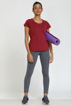 Zelocity Easy Movement High Stretch T-Shirt - Red — thumbnail 4