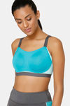 Zelocity High Impact Quick Dry Sports Bra - Acqua Blue2 — thumbnail 1