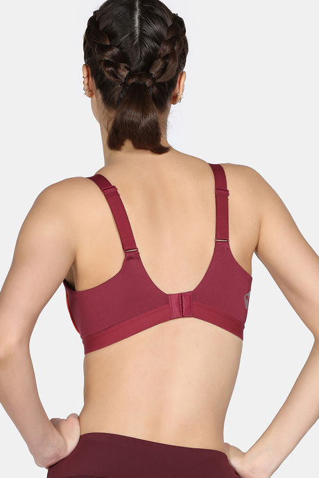 Zelocity High Impact Quick Dry Sports Bra - Rhododendron — image 3