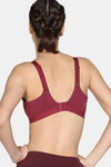 Zelocity High Impact Quick Dry Sports Bra - Rhododendron — thumbnail 3