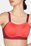Zelocity High Impact Quick Dry Sports Bra - Rhododendron — thumbnail 6