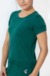 Zelocity Easy Movement T-Shirt- Green — thumbnail 5