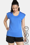 Zelocity Easy Movement Neu Dri T-Shirt - Blue — thumbnail 5