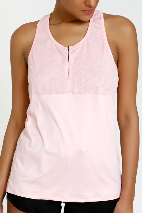 Zelocity Easy Movement Nouveau Shine Tank Top - Pink — image 5
