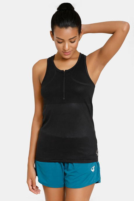 Zelocity Quick Dry Tank Top - Anthracite — image 3