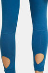 Zelocity Mid Rise High Stretch Legging - Blue — thumbnail 4